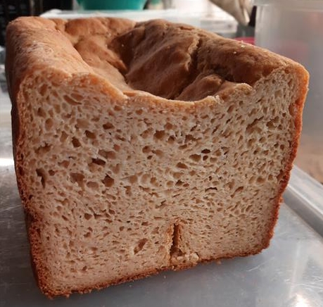 Cratered GF loaf internal consistency