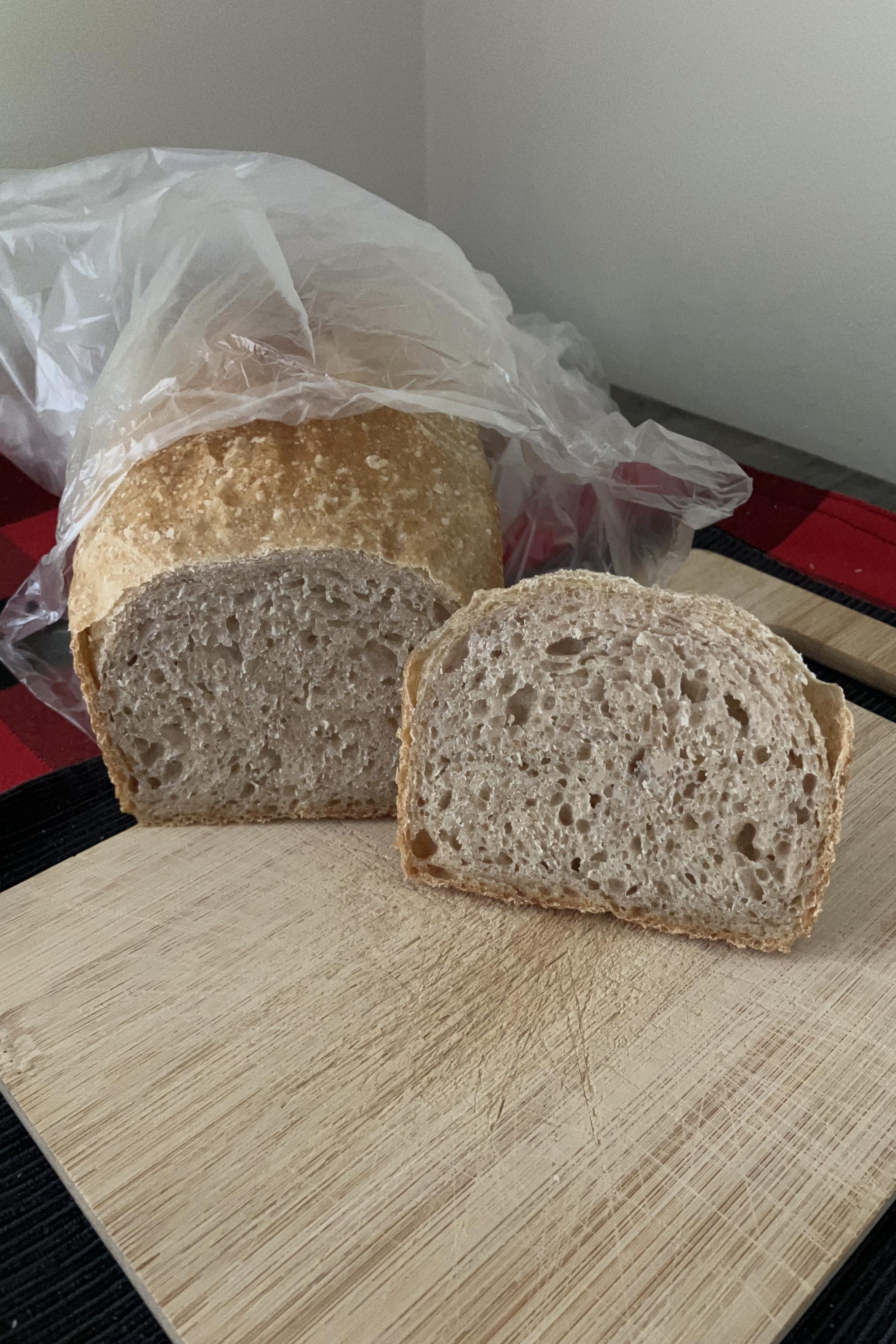 Finished and cut loaf