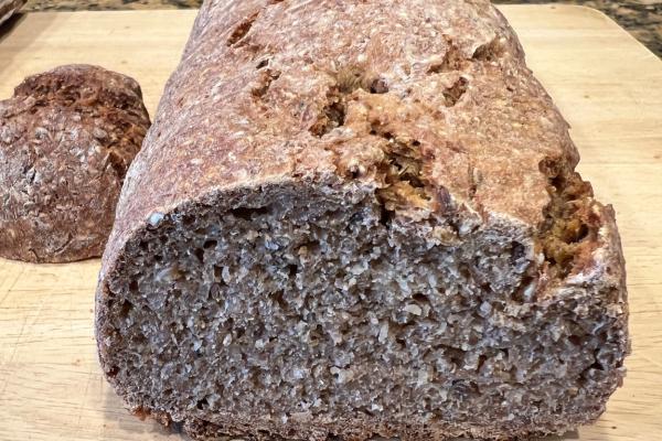 crumb photo for Sweet Sour Rye Bread -  Saldskaba Maize (Latvia)