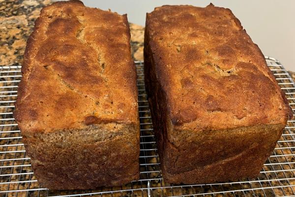 Baked loaves pf rye bread