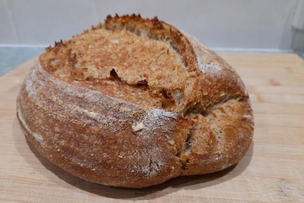 Mixed flour sourdough batard