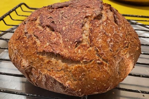 a loaf of rye bread