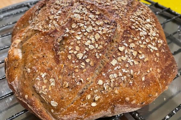 a sourdough boule