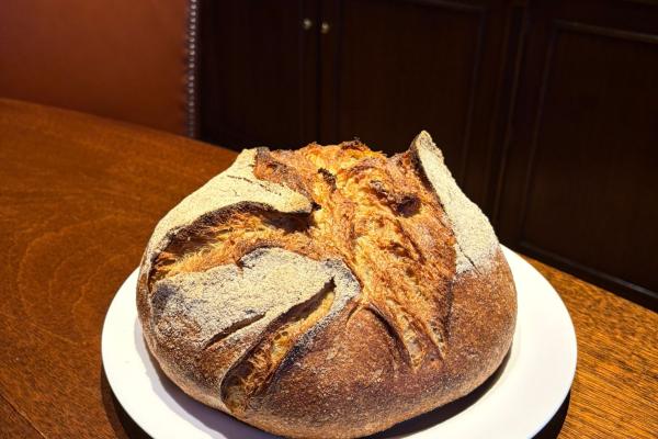 A well risen sourdough achieved with a Natural Bloom 