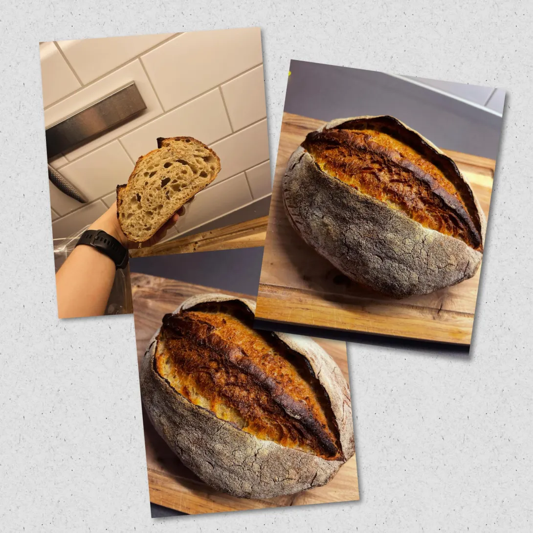 Is my sourdough bread crumble looking okay?