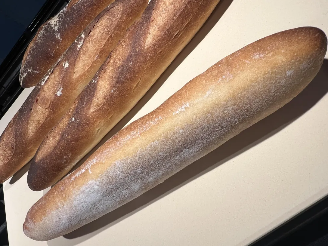 baguettes with side view
