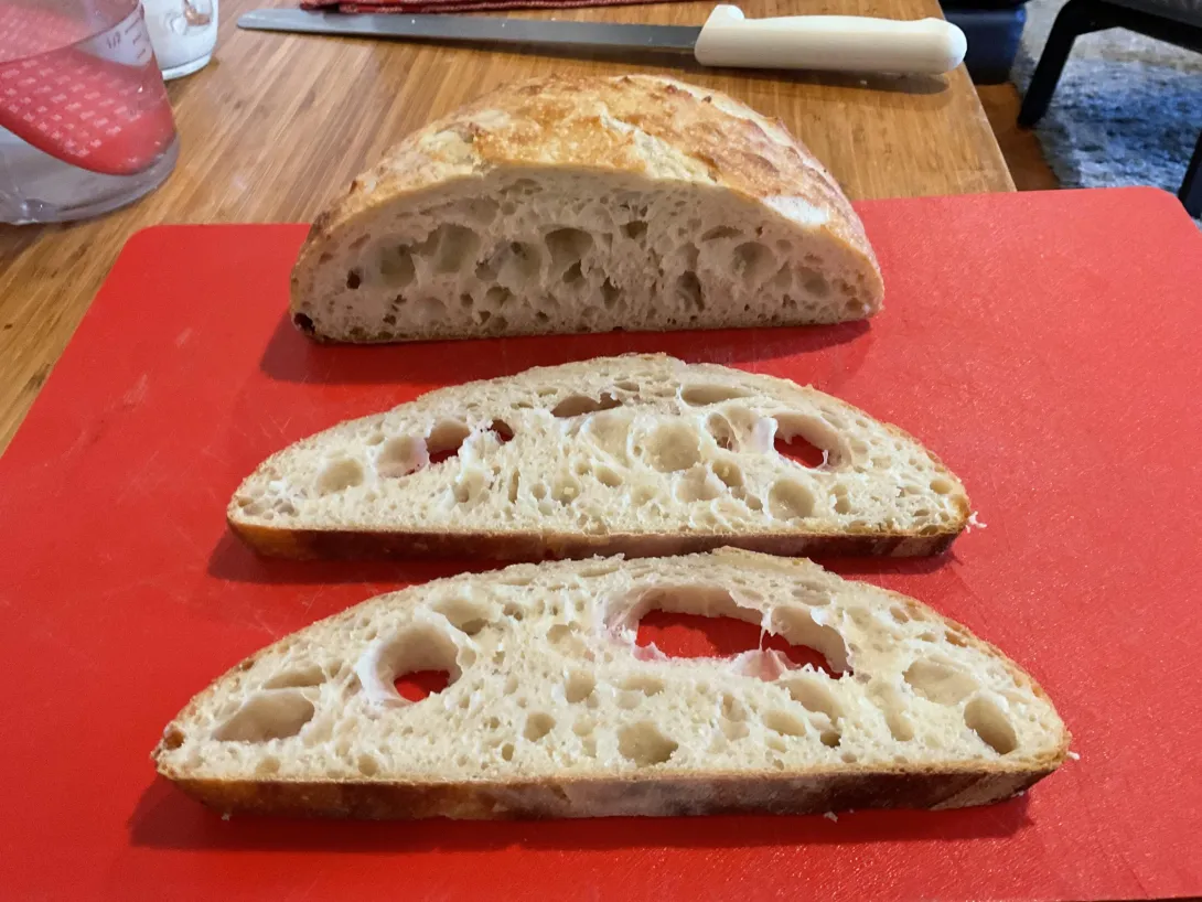75% sourdough bread in under 6 hours…
